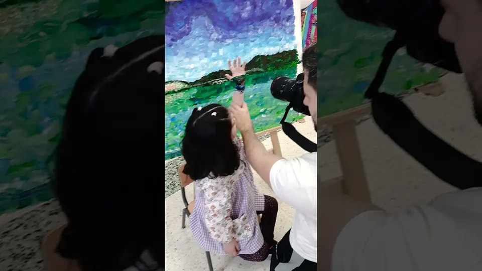 Interacción artística en familia — Colegio San Roque